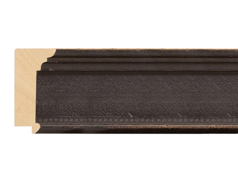 Fotiou Wood Moulding - ANTIQUE DISTRESSED BLACK