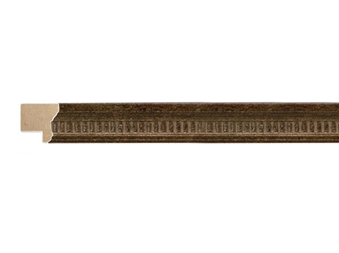 Fotiou Wood Moulding - ORNATE ANTIQUE BROKEN DARK SILVER