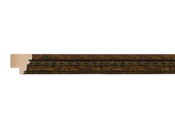Fotiou Wood Moulding - ORNATE GOLD WITH RED
