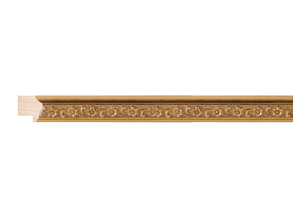 Fotiou Wood Moulding - ORNATE BRIGHT GOLD WITH SCRATCHES