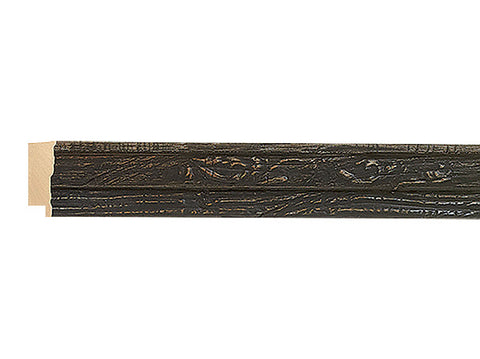 Fotiou Wood Moulding -  EMBOSSED CARBON BLACK