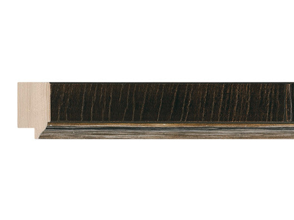 Fotiou Wood Moulding - TUSCANY CHARCOAL SATIN ON REAL OLIVE VENEER