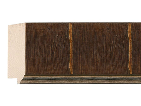 Fotiou Wood Moulding - TUSCANY WALNUT SATIN ON REAL OLIVE VENEER