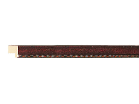 Fotiou Wood Moulding - DISTRESSED ANTIQUE BLACK W/BEADS
