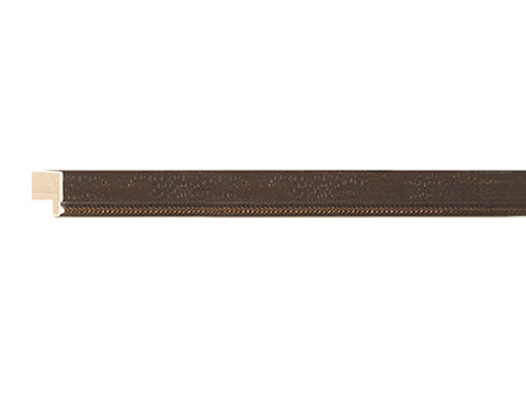 Fotiou Wood Moulding - ANTIQUE WALNUT W/BEADS