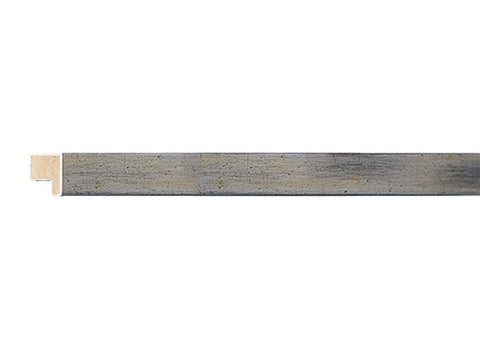 Fotiou Wood Moulding - ANTIQUE SILVER LEAF W/RED