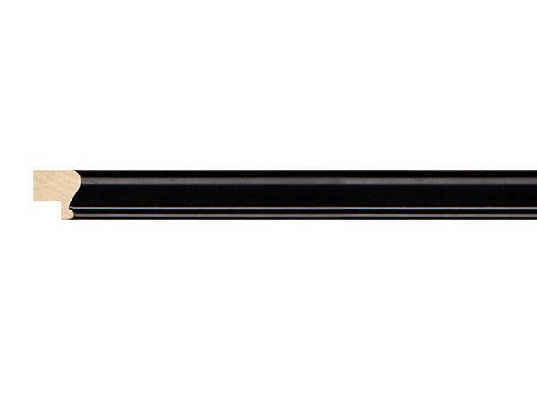 Gemini Wood Moulding - BLACK SATIN