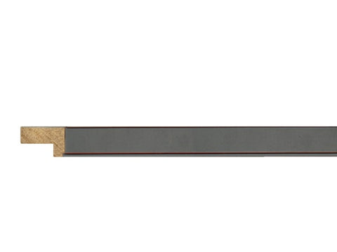 Gemini Wood Moulding - SATIN BLACK RED STRIPES