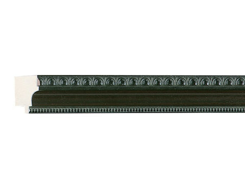 Gemini Wood Moulding - BROWN PANEL/BLACK BEAD