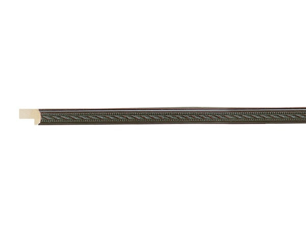 Gemini Wood Moulding - BLACK BRAIDED BEAD