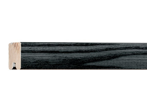 Gemini Wood Moulding - BLACK OAK STAINED GLASS