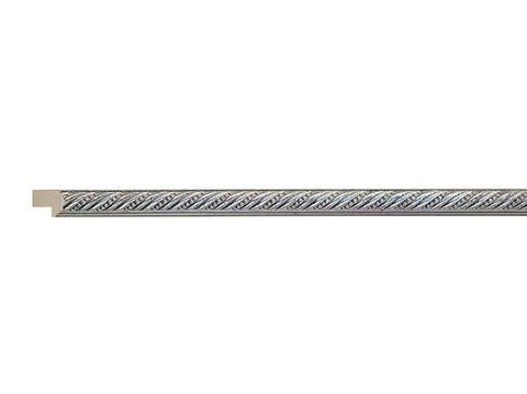 Gemini Wood Moulding - SILVER TWIST  