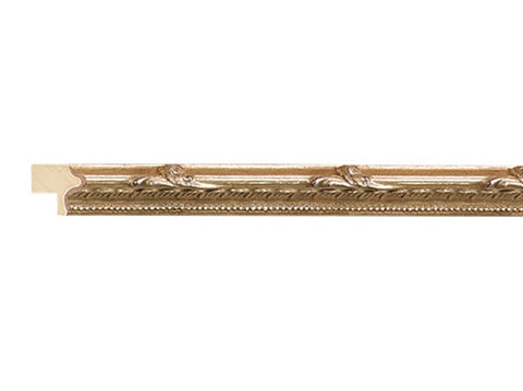 Gemini Wood Moulding - SILVER ORNATE W/BEADED
