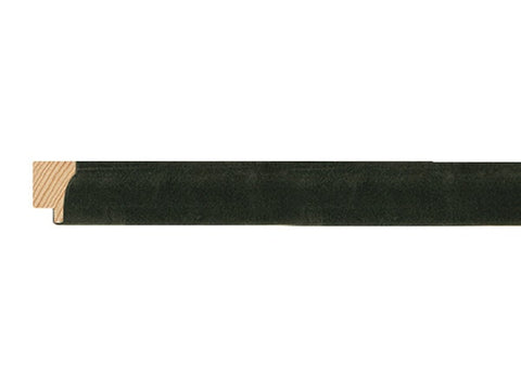 Gemini Wood Moulding - HUNTER GREEN SUEDE SCOOP