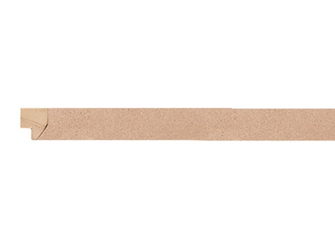 Gemini Wood Moulding - FAWN  SUEDE WRAP