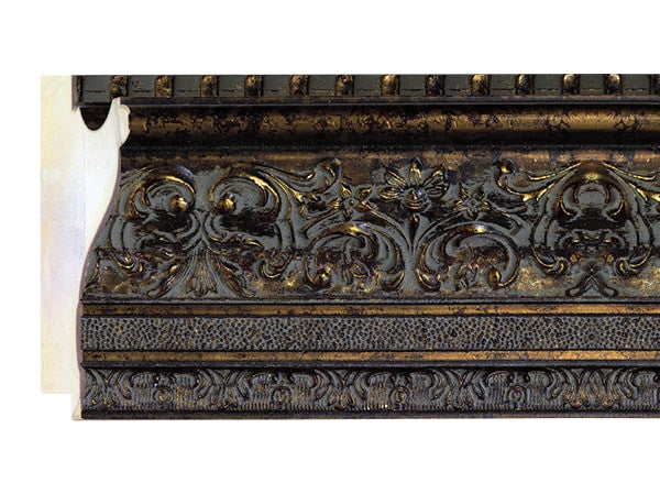 Gemini Wood Moulding - DARK/RED BROKEN GOLD