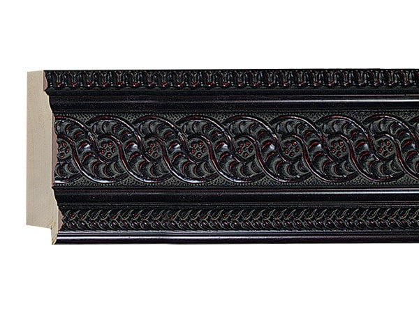 Gemini Wood Moulding - DARK PLUS SCROLL/FLOWERS