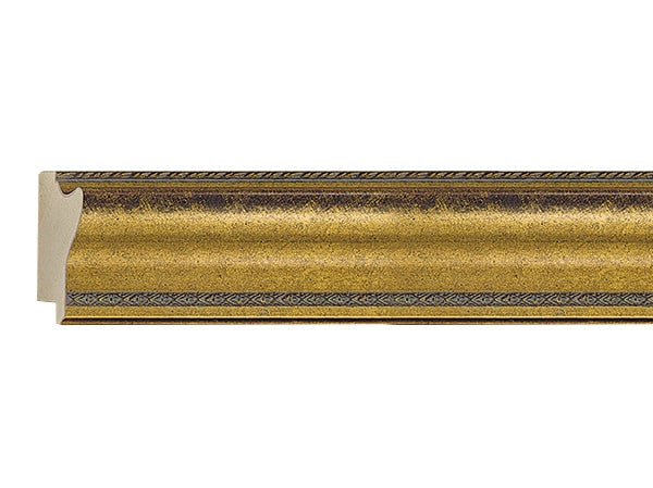 Gemini Wood Moulding - ANTIQUE GOLD/RED SCRATCH