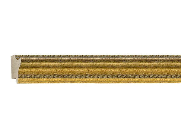 Gemini Wood Moulding - ANTIQUE GOLD RED/SCRATCH