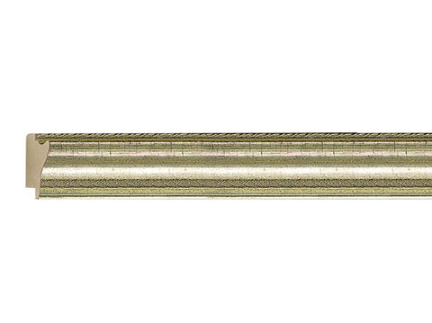 Gemini Wood Moulding - ANTIQUE SILVER RED SCRATCH
