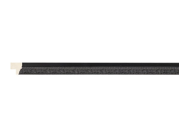 Gemini Wood Moulding - MATTE BLACK ORNATE