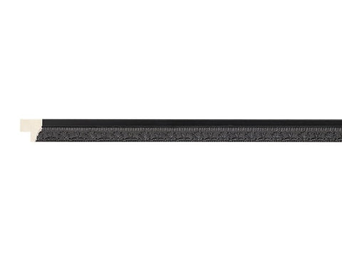 Gemini Wood Moulding - MATTE BLACK ORNATE