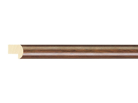 Gemini Wood Moulding - ROUND TOP WALNUT 