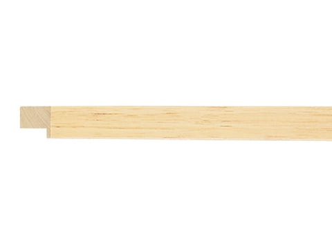 Gemini Wood Moulding - FLAT TOP NATURAL 