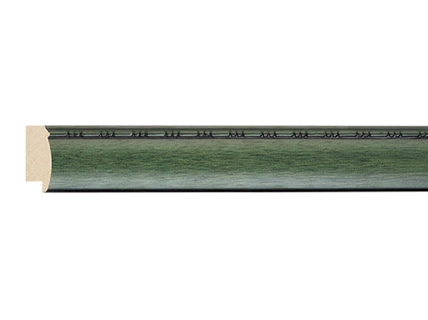 Gemini Wood Moulding - EMERALD GREEN W/BEADED EDGE