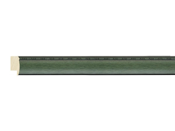 Gemini Wood Moulding - EMERALD GREEN W/BEADED EDGE