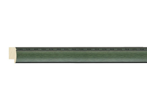 Gemini Wood Moulding - EMERALD GREEN W/BEADED EDGE