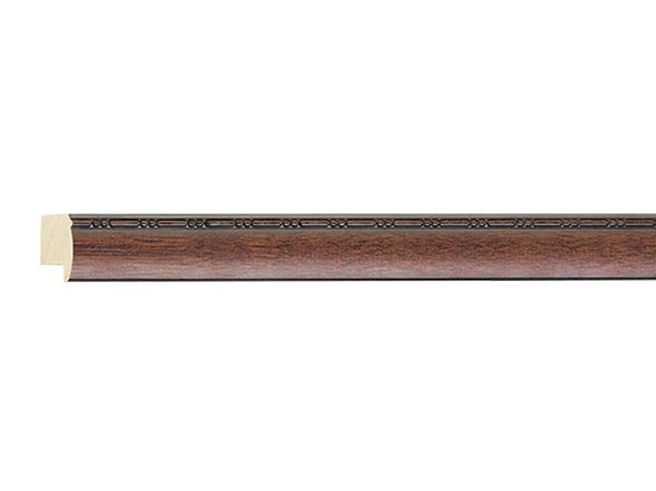 Gemini Wood Moulding - CHOCOLATE W/ BEADED EDGE
