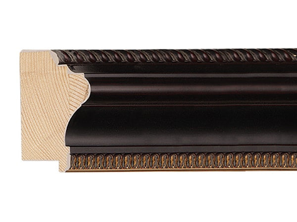 UFP Wood Moulding - BLACK W/ RED RUB