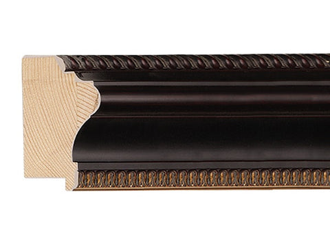 UFP Wood Moulding - BLACK W/ RED RUB