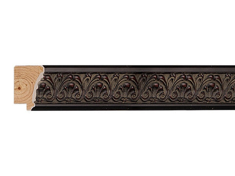 UFP Wood Moulding - BLACK W/RED RUB