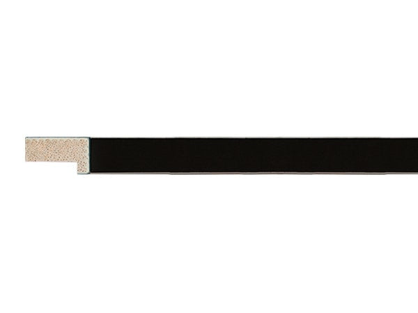 Gemini Wood Moulding - MATTE BLACK W/ SILVER LINES