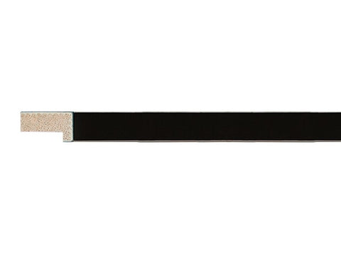 Gemini Wood Moulding - MATTE BLACK W/ SILVER LINES