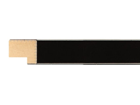 Gemini Wood Moulding - MATTE BLACK W/ SILVER LINES