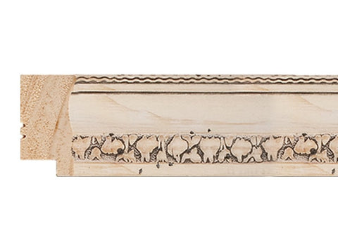 Gemini Wood Moulding - WHITE WASHED EMBOSSED