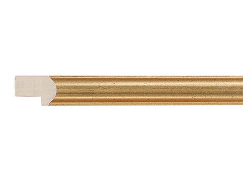 Gemini Wood Moulding - SHINY GOLD ROUND TOP
