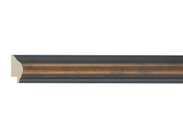 Gemini Wood Moulding - ANTIQUE GOLD ROUND
