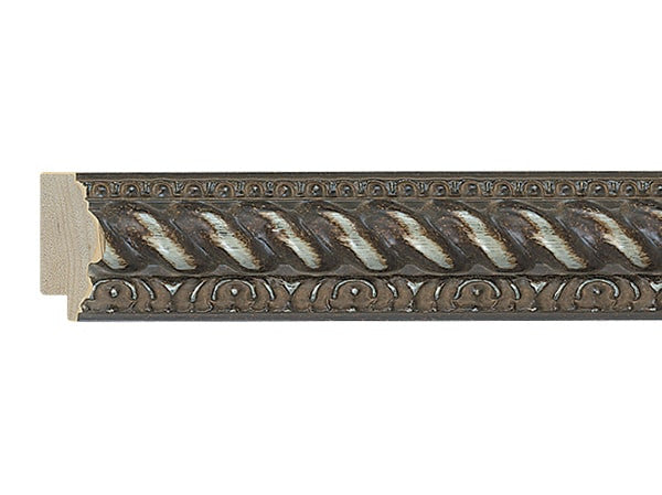 Gemini Wood Moulding - ROPE SILVER