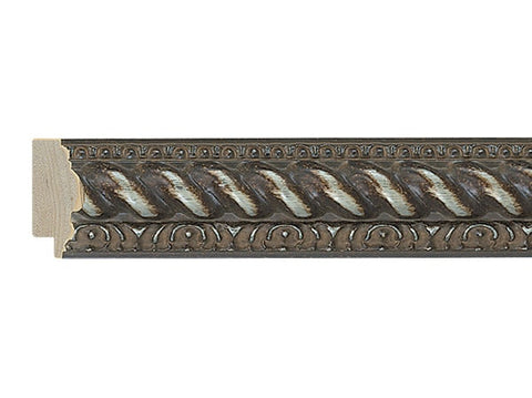 Gemini Wood Moulding - ROPE SILVER
