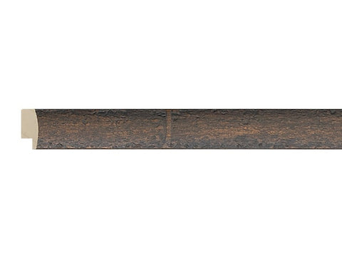 Gemini Wood Moulding - DISTRESSED WALNUT/GOLD