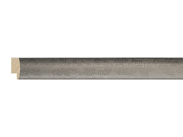 Gemini Wood Moulding - PEWTER W/ DOT DESIGN