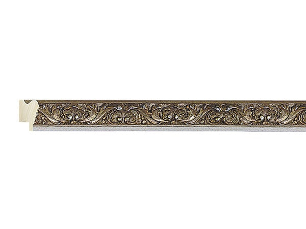 Gemini Wood Moulding - SILVER/RED ORNATE