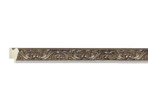 Gemini Wood Moulding - SILVER/RED ORNATE