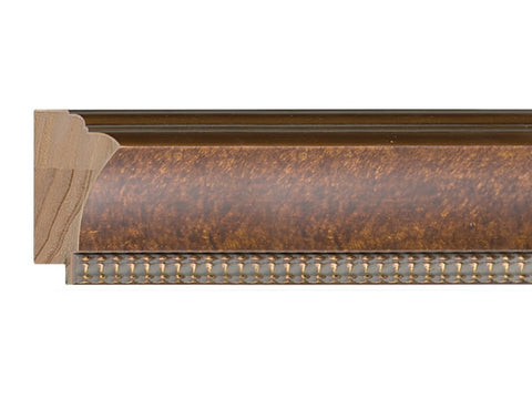 Gemini Wood Moulding - ANTIQUE GOLD/BR SCR/GRAY