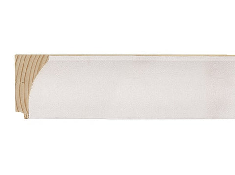 Gemini Wood Moulding - WHITE SCOOP LINEN LINER
