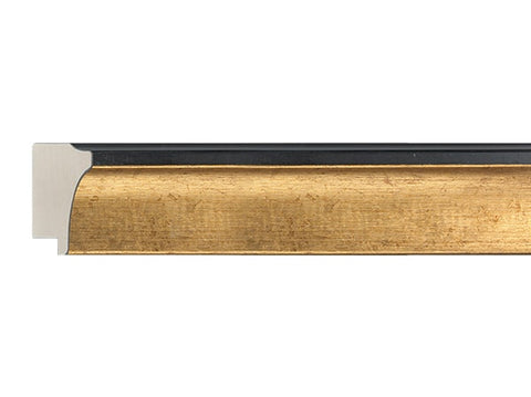 Gemini Wood Moulding - GOLD PANEL/BLACK BACK